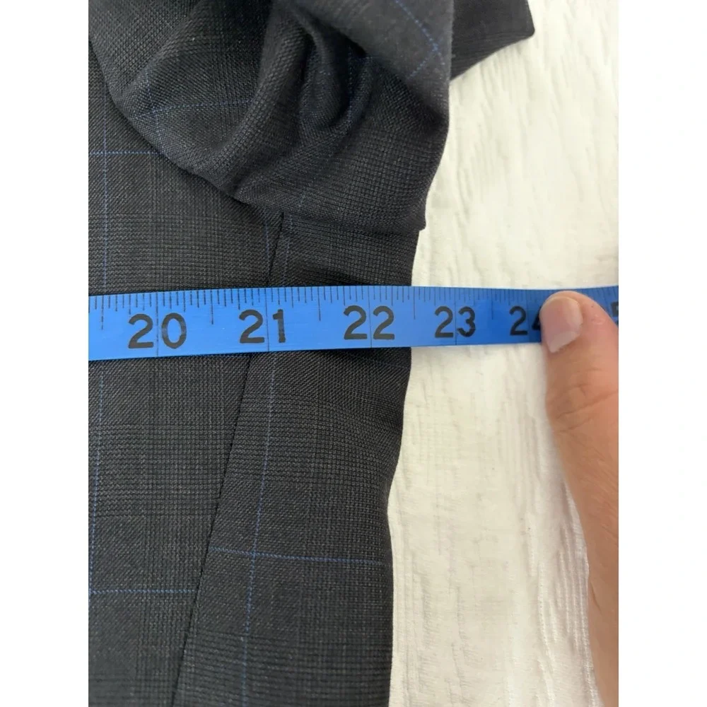 Bindle & Keep Custom Bespoke Wool Navy 3-Piece Suit, Extra Vest,